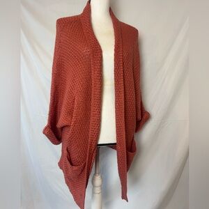 Anthropology Sparrow Rust Knit Cardigan Sweater - Size XS (A182)